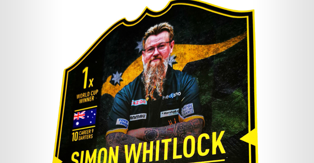 WH Whitlock Darts-Card    WH Whitlock Darts-Card