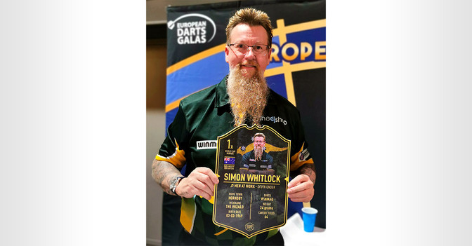 WH Whitlock Darts-Card    WH Whitlock Darts-Card