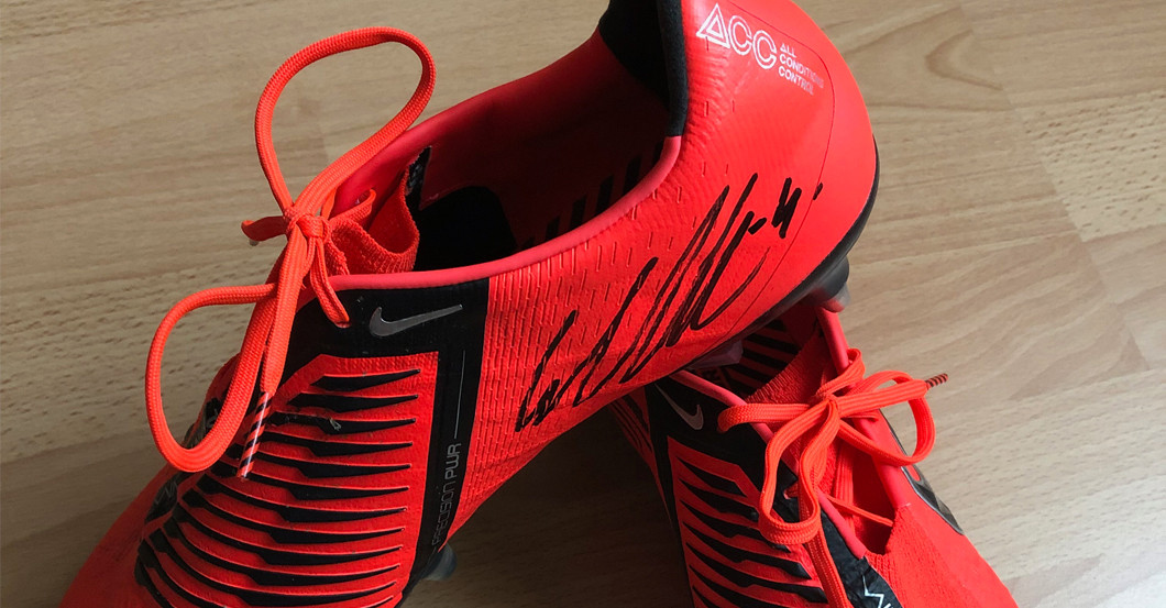 RB Leipzig Captain Willi Orban Donated his Worn Shoes