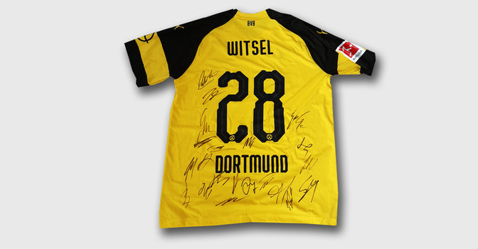  Witsel BVB teamsigniert 