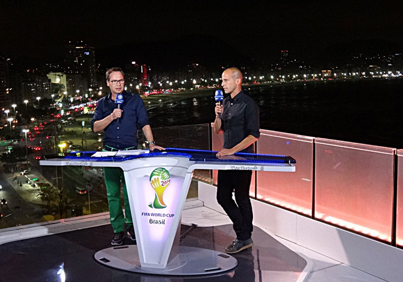  WM-Moderatorentisch Löw 