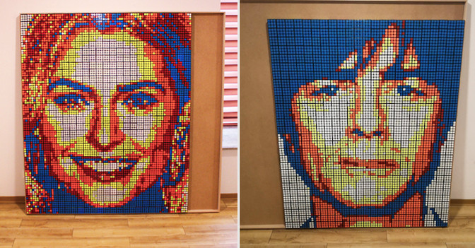 Zauberwürfel Porträt   Zauberwürfel Porträt