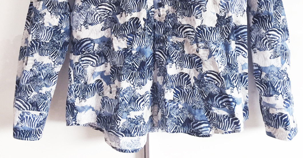 Zebra Print Hemd Hartwich   Zebra Print Hemd Hartwich
