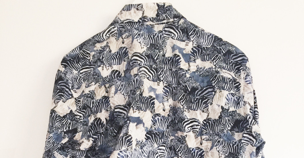 Zebra Print Hemd Hartwich   Zebra Print Hemd Hartwich