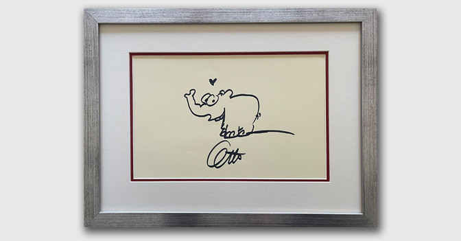 Zeichnung Ottifant   Zeichnung Ottifant