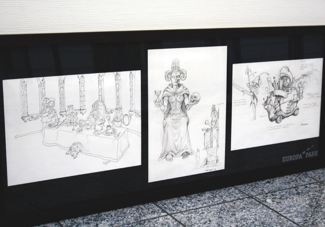 Zeichnungen Europa Park   Zeichnungen Europa Park