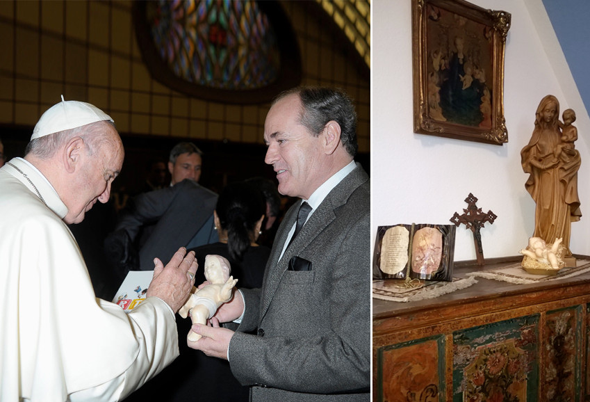 Der perfekte Platz für die Jesusfigur Der perfekte Platz für die Jesusfigur