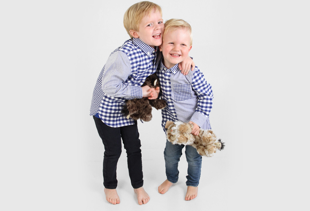 Felix und Anton beim Kindermodelshooting Felix und Anton beim Kindermodelshooting