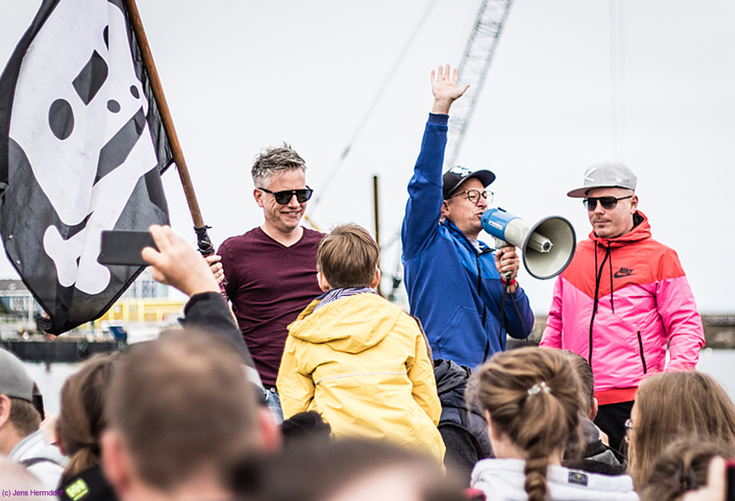 Live at the "Fettes Brot" concert in Helgoland