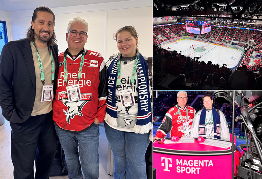 Ein einzigartiger Vater-Tochter-Tag: Backstage bei der Eishockey-WM!