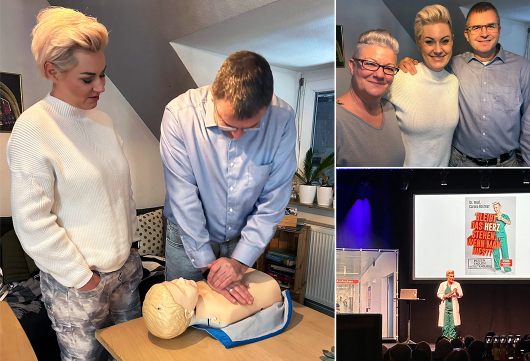 Erste-Hilfe-Kurs mit Star-Ärztin Doc Caro! Erste-Hilfe-Kurs mit Star-Ärztin Doc Caro!