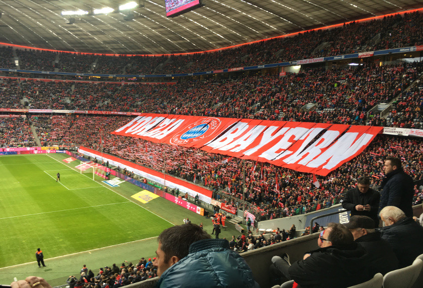Exclusive Guest at the FC Bayern versus Schalke Match Exclusive Guest at the FC Bayern versus Schalke Match