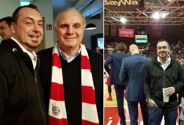 FCB Basketball Partie vom Spielfeldrand erlebt & Hoeneß getroffen FCB Basketball Partie vom Spielfeldrand erlebt & Hoeneß getroffen