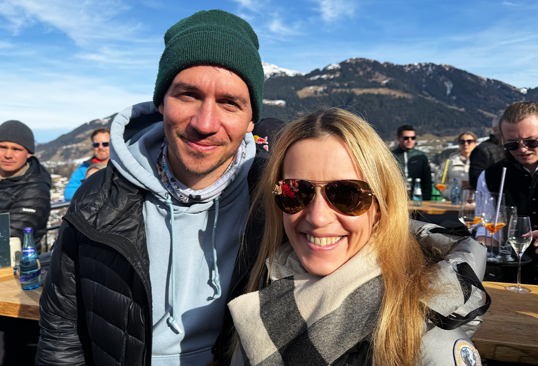 Felix Neureuther beim Hahnenkammrennen getroffen!  Felix Neureuther beim Hahnenkammrennen getroffen!