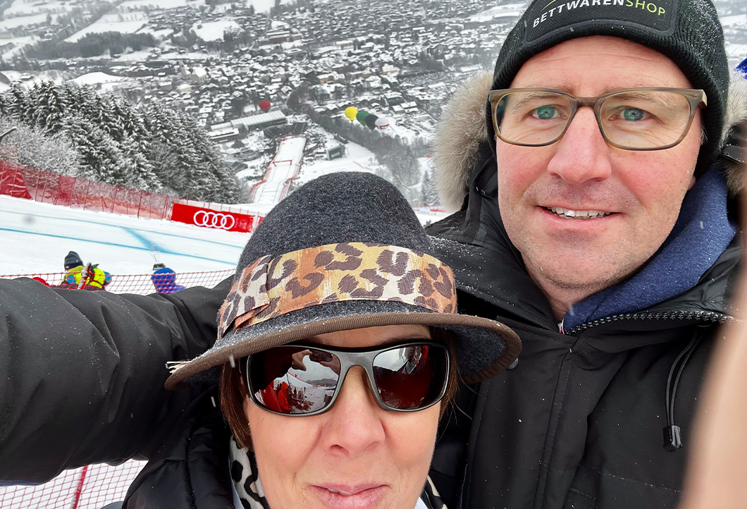 Hautnah beim legendären Hahnenkammrennen! Hautnah beim legendären Hahnenkammrennen!