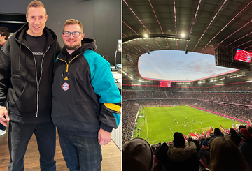 Kai Pflaume beim FC Bayern-Spiel kennengelernt! Kai Pflaume beim FC Bayern-Spiel kennengelernt!
