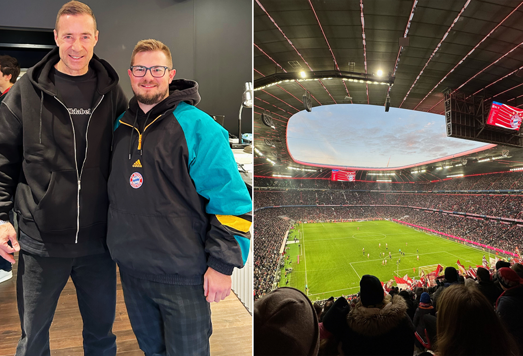 Kai Pflaume beim FC Bayern-Spiel kennengelernt! Kai Pflaume beim FC Bayern-Spiel kennengelernt!