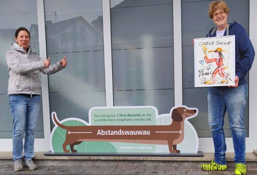 Original „Lindenberg“ bringt unsere Bieterin zum Strahlen Original „Lindenberg“ bringt unsere Bieterin zum Strahlen