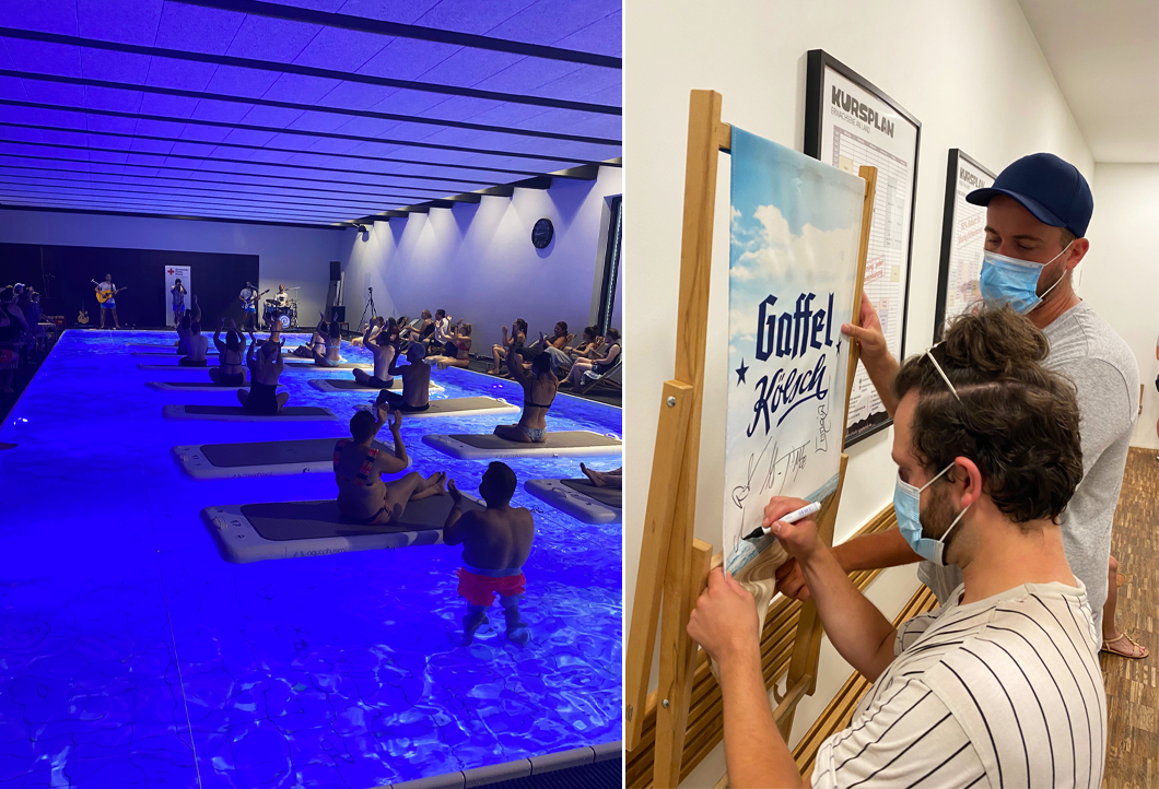 Pool-Konzert für den guten Zweck! Pool-Konzert für den guten Zweck!