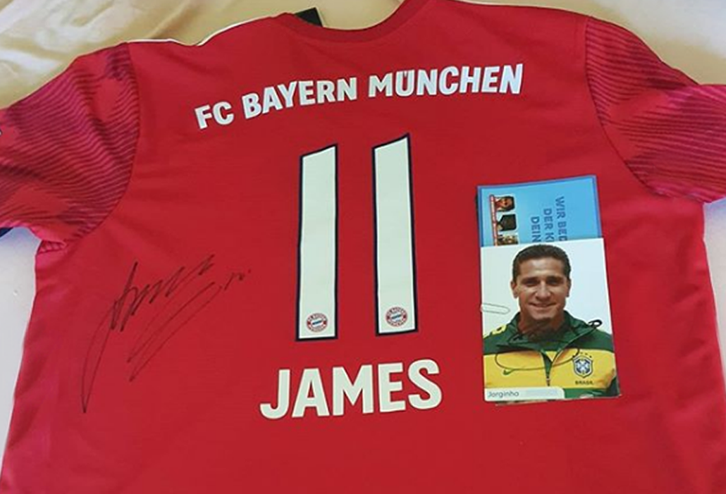 Riesige Freude über James-Trikot Riesige Freude über James-Trikot