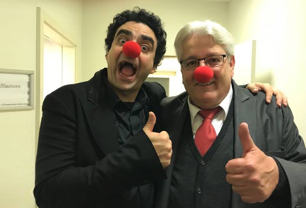 Gerhard mit Rolando Villazón Gerhard mit Rolando Villazón