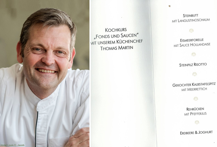 Das Menü aus dem Kochkurs mit Thomas Martin Das Menü aus dem Kochkurs mit Thomas Martin
