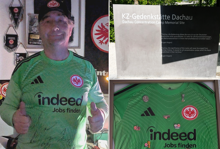 Unser Bieter Egbert unterstützt die KZ-Gedenkstätte Dachau mit einem besonderen Trikot