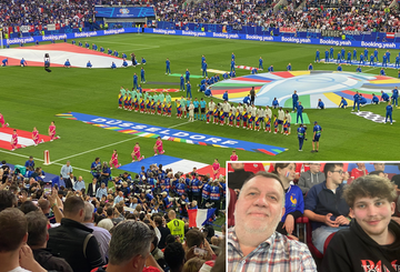 Unsere Auktionsgewinner hautnah bei der EM! Unsere Auktionsgewinner hautnah bei der EM!