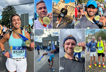 Unvergessliches Erlebnis beim Berlin Marathon! Unvergessliches Erlebnis beim Berlin Marathon!