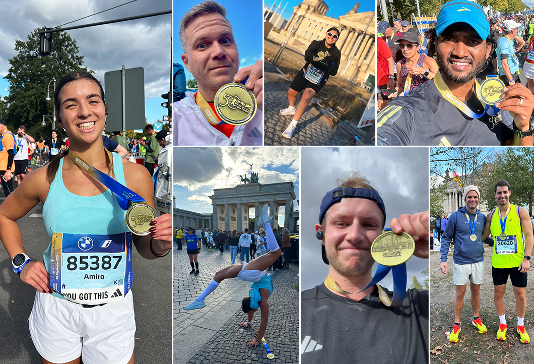 Unvergessliches Erlebnis beim Berlin Marathon! Unvergessliches Erlebnis beim Berlin Marathon!