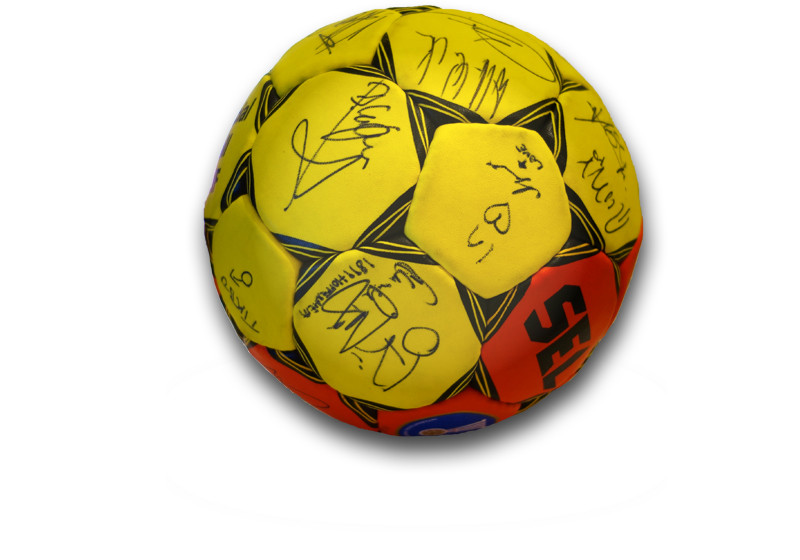  Signierter Handball 
