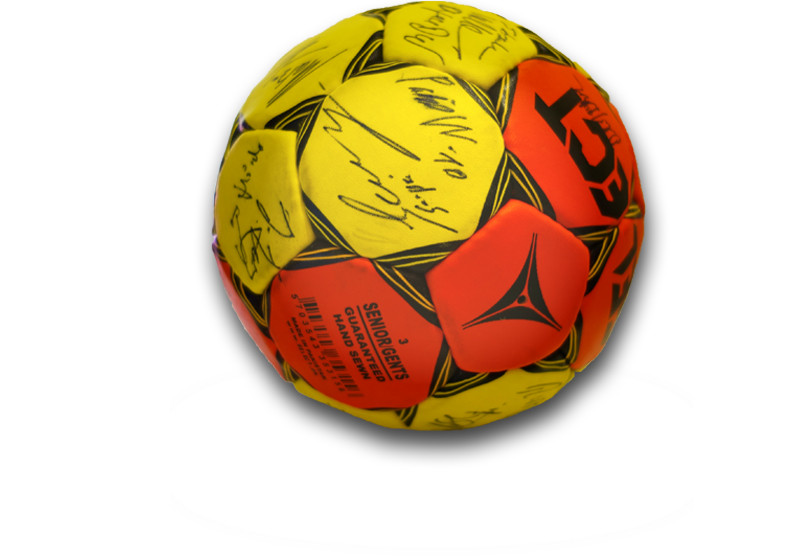  Signierter Handball 