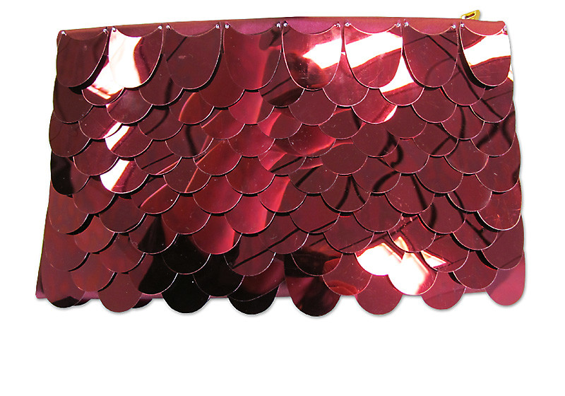 Granatrote Luxus-Tasche von Prada, dem italienischen Luxus-Label