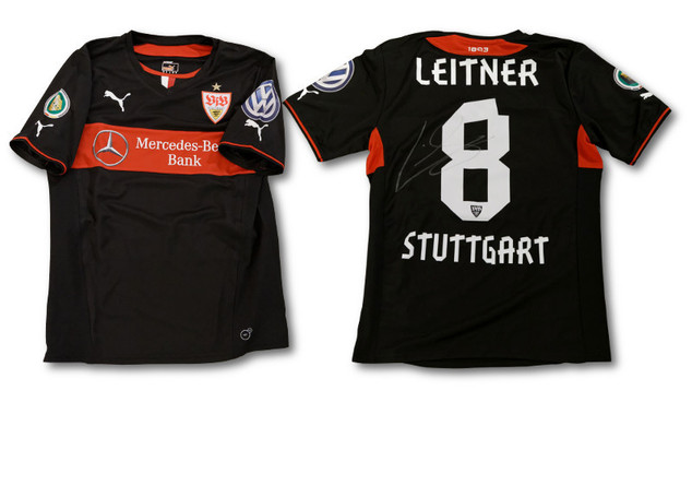 Matchvorbereitetes Trikot von Leitner