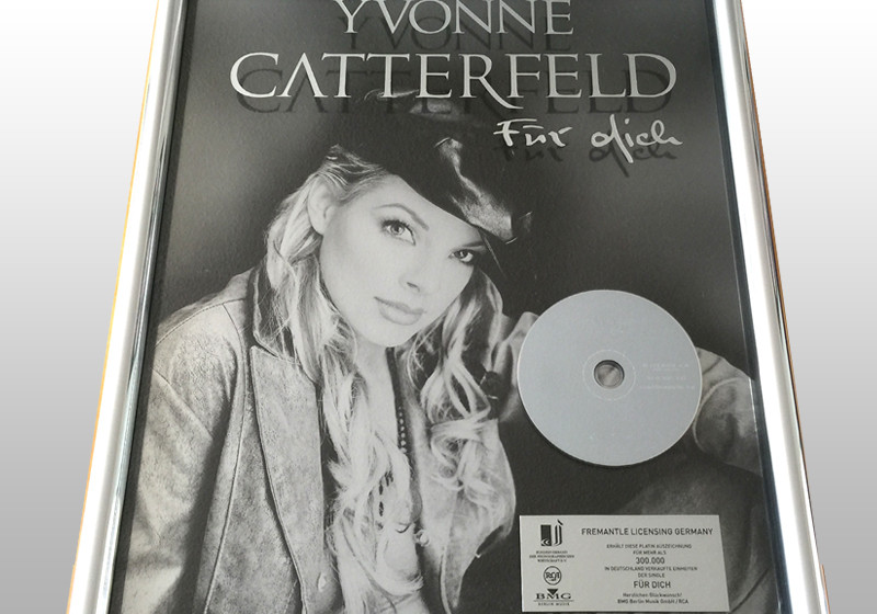  Platinplatte Catterfeld 
