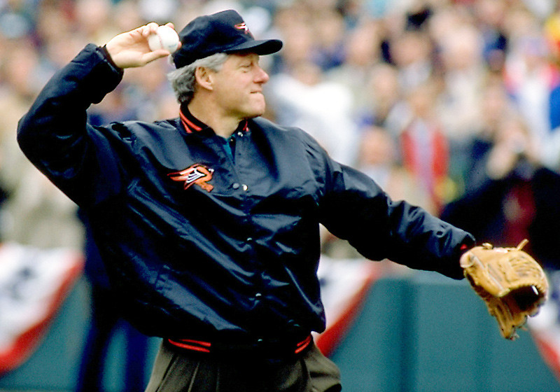 Baseball vom 42. US-Präsidenten, William Jefferson „Bill“ Clinton