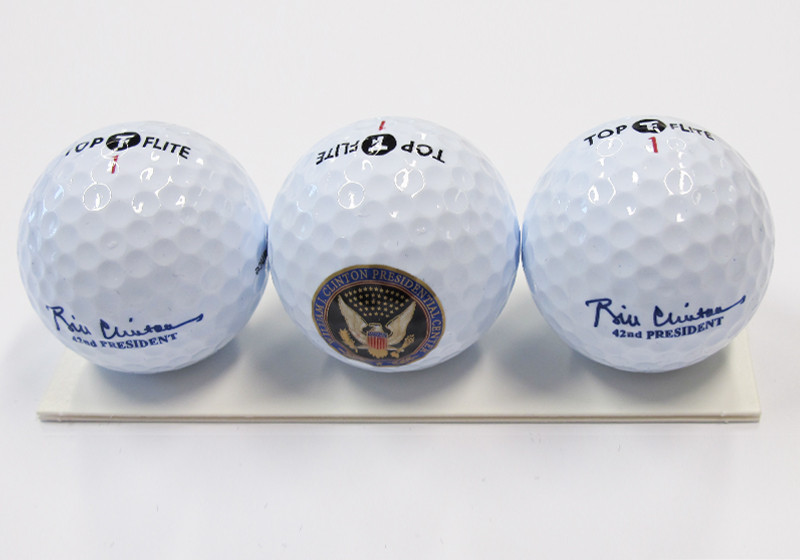  Golfbälle Bill Clinton 