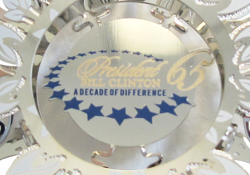  Silberanhänger Clinton 
