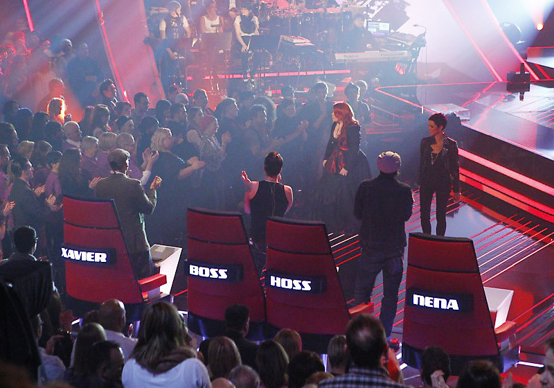  Rea bei The Voice treffen 
