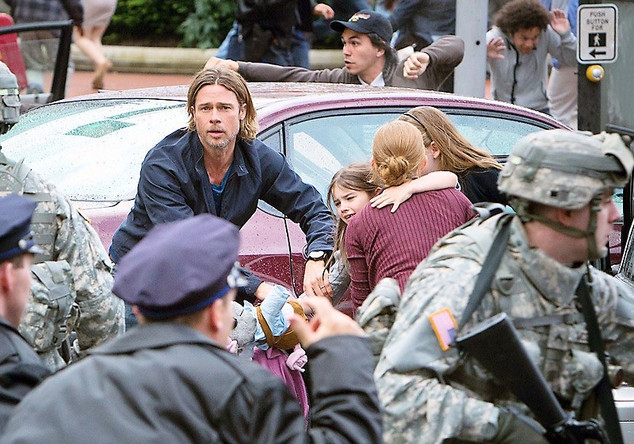 Der Endzeit-Thriller „World War Z“ mit Hollywood-Star Brad Pitt
