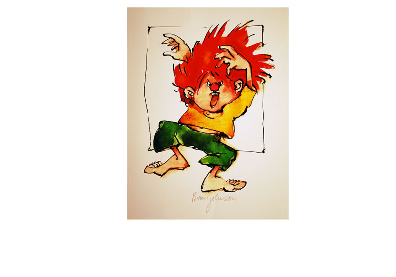 Limitiert und signiert: Pumuckl-Druck
