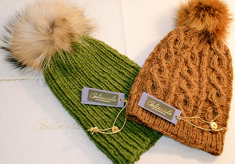  Goldmasche Wintermütze I 