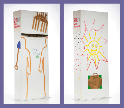  Dominostein Mauerfall 