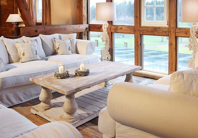 Lounge in der Golfhütte Weimarer Land