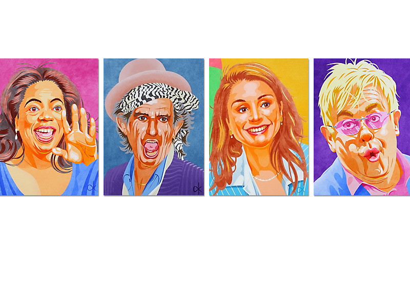 Portraitzeichnung von Künstler Klaus Jürgen Dobberke