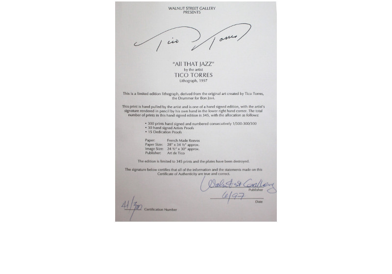  Lithographie Tico Torres 