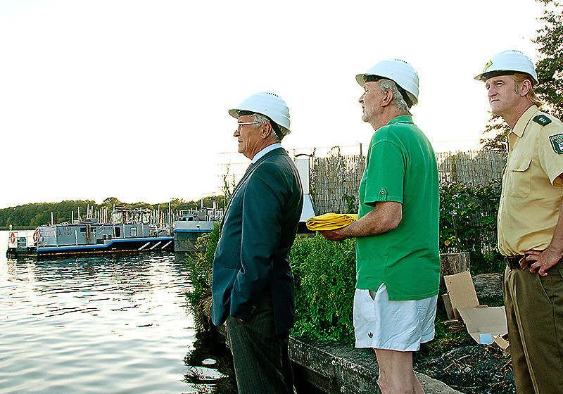 „Hai-Alarm am Müggelsee“ in Berlin-Friedrichshagen