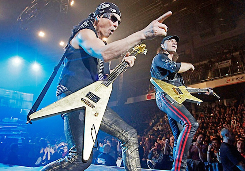  Scorpions-Gitarre gold 