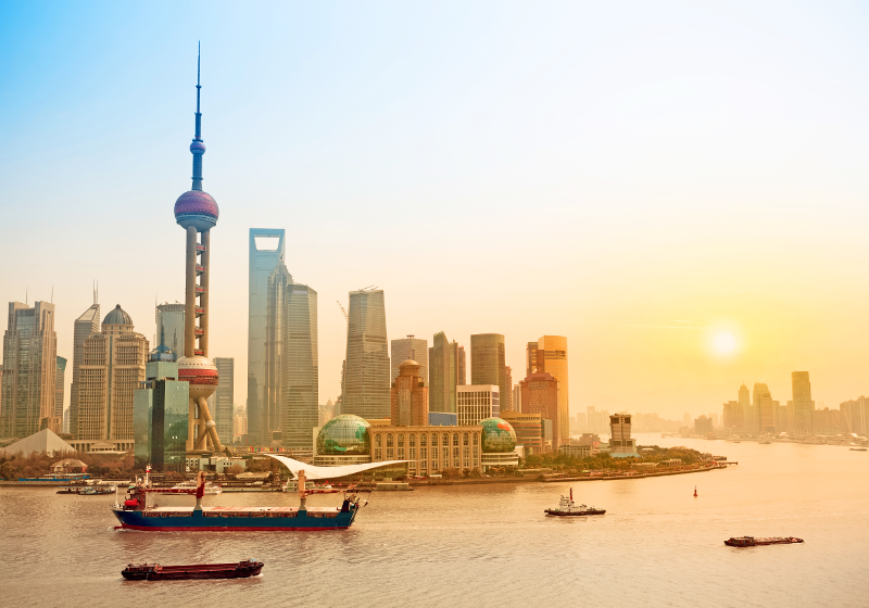 Start Ihrer Reise ist Shanghai