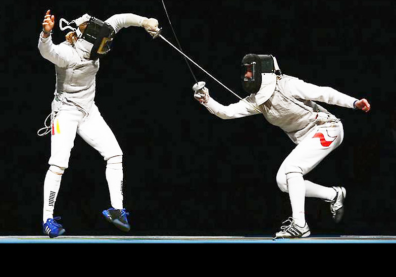  Fechttraining mit Fichtel 